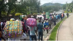 Des habitants de Goma fuient la ville par crainte d'une nouvelle éruption du volcan Nyiragongo