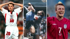 Michael Owen, Diego Maradona e David Beckham