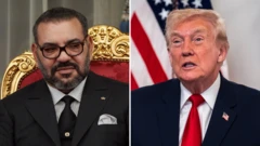 Mohamed 6º e Donald Trump