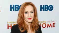 Image shows JK Rowling