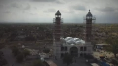 Агдамдагы жамы мечит акырындан калыбына келтирилип жатат
