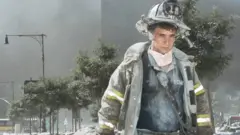 Vatrogasac posle terorističkog napada