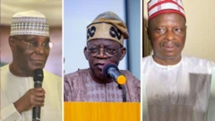 Atiku da Bola Tinubu da Rabi'u Kwankwaso