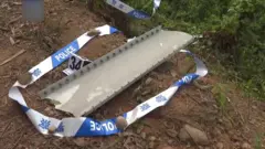 東航MU5735失事客機殘骸