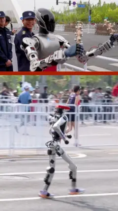 Robot trči polumaraton u Kini