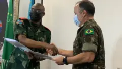 Umugaba w'ingabo za DR Congo n'umugaba w'iza MONUSCO bamaze gusinya amasezerano y'imikoranire mu bitero biri gukorwa na FARDC na UPDF