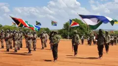 Abasirikare bo muri Angola, Botswana, Lesotho, Mozambique, Afrika y'epfo na Tanzania nibo bari muri nteko za gisirikare za Sadc