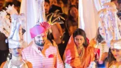धनंजय महाडिक यांचे पुत्र पृथ्वीराज आणि वैष्णवी यांचा विवाह सोहळा