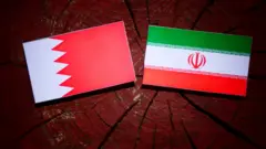 Iran Bahrain flags