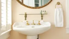 বাথরুমে ঝোলানো তোয়ালে