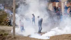 Los partidarios de Evo Morales tuvieron numerosos choques con la policía en La Paz.