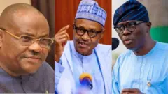 Buhari, Wike and San Olu