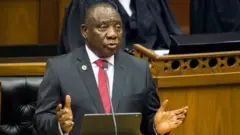 Le président sud-africain Cyril Ramaphosa