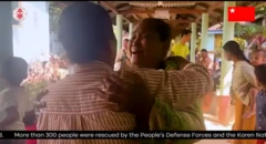 စစ်တပ်ဖမ်းဆီးမှုကနေ ကယ်ထုတ်ခဲ့သူတွေရဲ့ရုပ်သံကို ပြည်သူ့ကာကွယ်ရေးတပ်ဘက်က သတင်းထုတ်ပြန် 