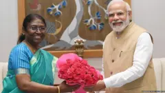 नरेंद्र मोदी आणि द्रौपदी मुर्मू
