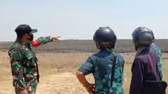 Semburan lumpur dan gas di Kesongo, Blora