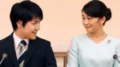Kei Komuro and Princess Mako