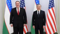Помпео Ўзбекистон президенти билан учрашди