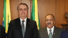 Jair Bolsonaro e Chico Rodrigues