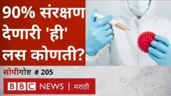 कोव्हिड 19पासून 90 टक्के बचाव करणारी लस तयार करण्यात यश आल्याचं फायझर आणि बायोटेकने म्हटलंय.