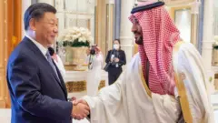ولي العهد السعودي والرئيس الصيني