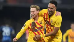 Aubameyang and De Jong 