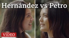 Dos jóvenes votantes en Colombia