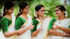 Four sisters posing after their engagement