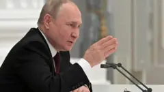 Putin en un discurso