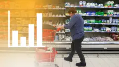 График и женщина в магазине