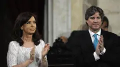 Cristina Kirchner y Amado Boudou