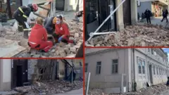 Fotografije Petrinje razorene zemljotresom