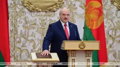 Лукашенко инаугурация учурунда