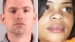 Composite image of Aaron Dean and Atatiana Jefferson