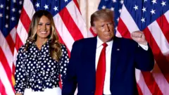 Дональд и Мелания Трамп