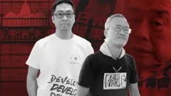 BBC中文在香港與台北採訪兩位前《蘋果日報》記者蔡元貴和李家聰