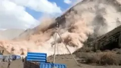 Жумгал районундагы тоо көчкү