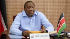 Aworan aarẹ Uhuru Kenyatta