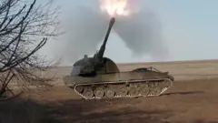 Выстрел самоходки Panzerhaubitze 2000