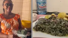 Maman Aline yerekana uko bategura 'ndole'