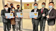 台灣駐立陶宛代表處掛牌：北京強烈抗議稱「後果自負」