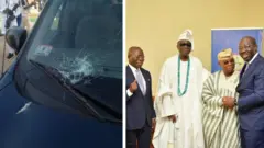 Gomina Godwin Obaseki pẹlu awọn alejo rẹ