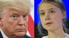 Donald Tramp i Greta Tunberg