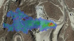 Imagem de satélite da Nasa mostra "nuvens" de metano