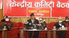 प्रचण्डको पत्रकार सम्मेलन