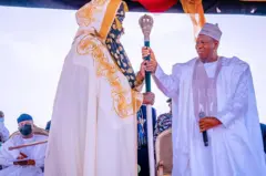 Yadda aka yi bikin ba Sarkin Kano Aminu Ado Bayero sandar girma