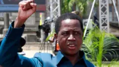 Le président zambien Edgar Lungu