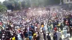 বোরহানউদ্দিনের ঈদগাহ মাঠের যে সমাবেশ থেকে সংঘর্ষ শুরু