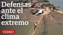 Imagen del delta de Bangladesh