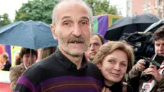 Петро Мамонов з дружиною